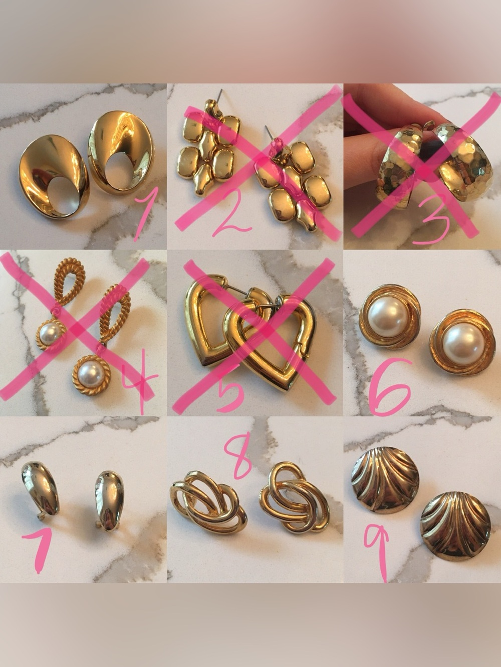 PICK YOUR LOT 2 for $25 Vintage Earrings